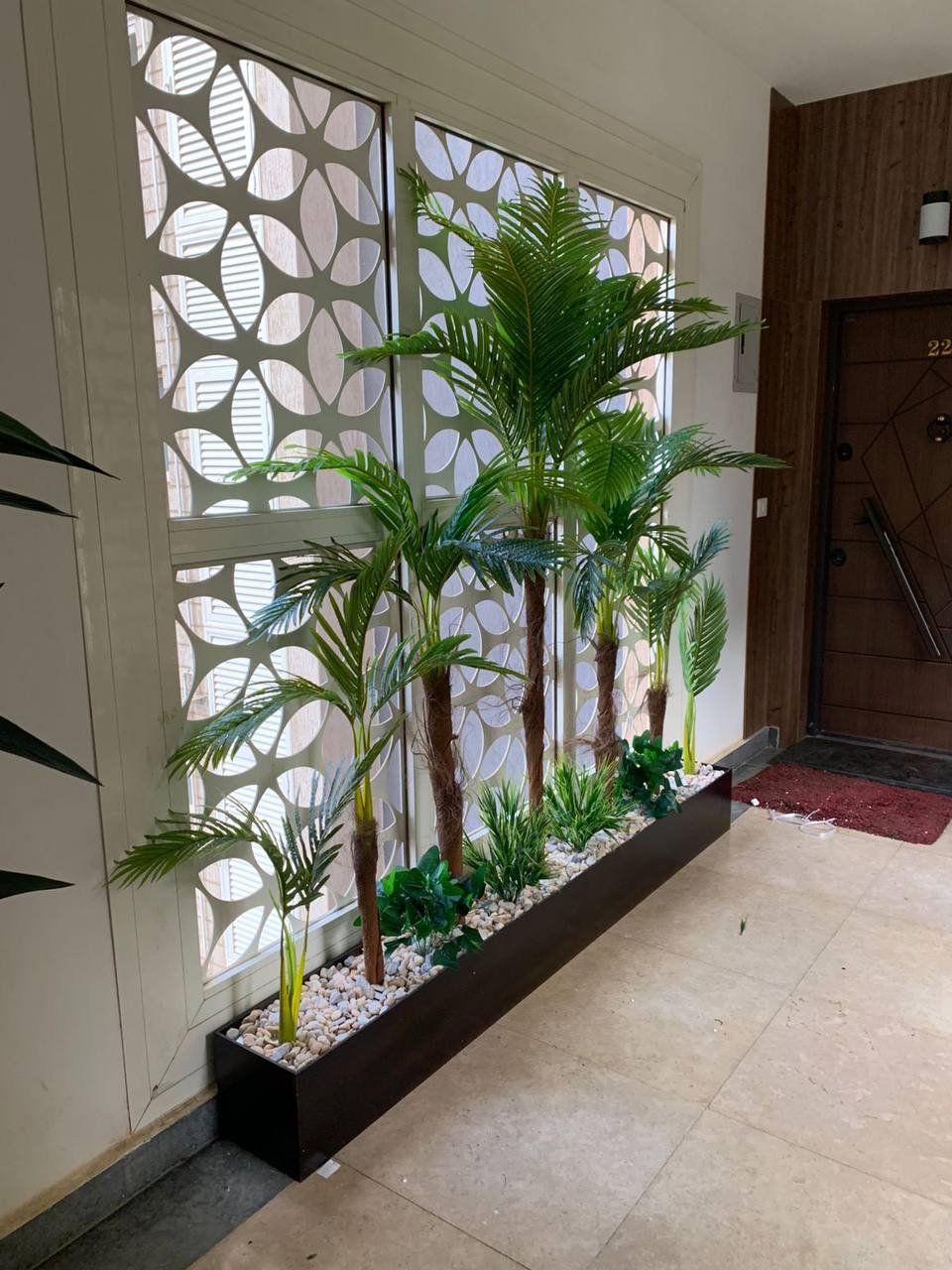 حوض ٢ متر خشب زرع جلد