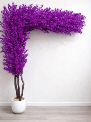 مشمش لافندر حرف L  مقاس ٢*٢ كثيف